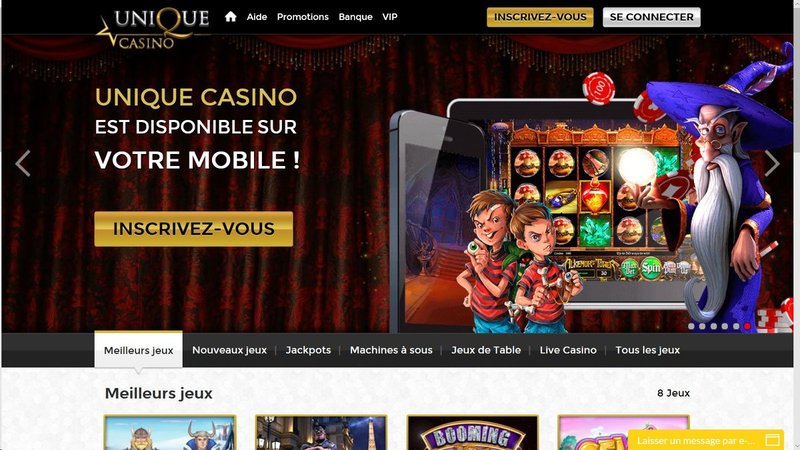 Découvrez le Plus Grand Casino Unique en Ligne de France avec Une Connexion